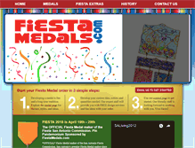 Tablet Screenshot of fiestamedals.com